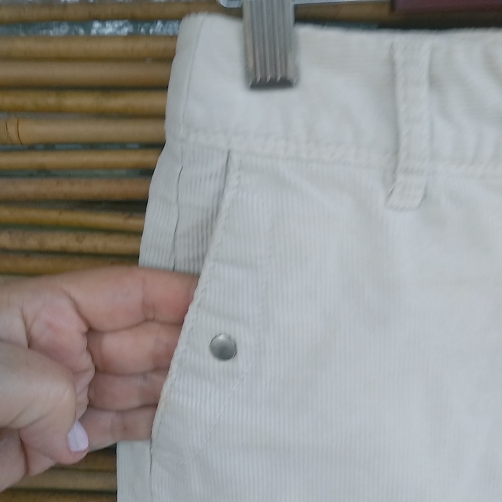 Merona 4 Mini Skirt Corderoy Light Khaki - Picture 9 of 9